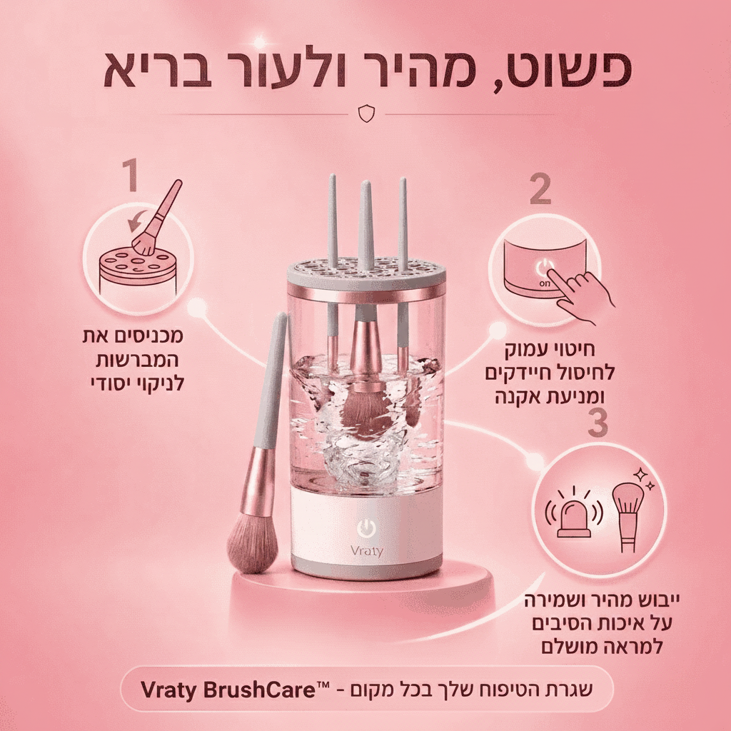 ™BrushCare-לניקוי המברשות שלך